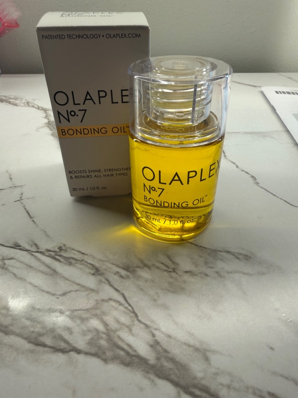 OLAPLEX No.7 Bonding Oil — Yellow Serum Bottle
